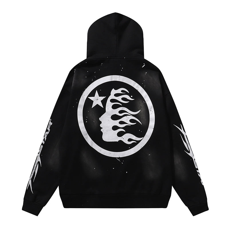 Hellstar Hoodie Retro abstract print