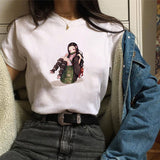 Stranger Things T Shirt Stranger Things3 Pattern Crew Neck Polyester Women's Printed Wear T-shirt