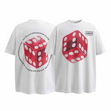 SAINT MICHAEL Vintage T Shirt 23SS CIRCLE 666 Red Dice Short Sleeve