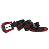 Hip-hop punk rhinestone belt skull accessories