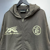 HS Hoodie Retro Printed Loose Autumn and winter