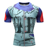 Marvel T Shirt Tight Men's Sports Fitness 3D Men's Clothing