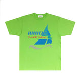 Rhude T Shirts Printed Trendy Pure Cotton
