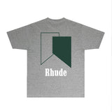 Rhude T Shirts Printed Trendy Pure Cotton