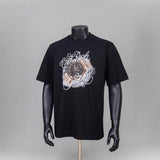 Synaworld T Shirts central cee short letter print loose casual t-shirt