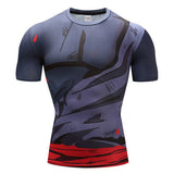 Marvel T Shirt Tight Men's Sports Fitness 3D Men's Clothing