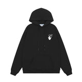 OFF WHITE Hoodie Trendy Street Style Personalized Cotton