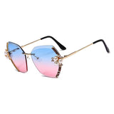 Trendy punk glasses sunshade uv protection