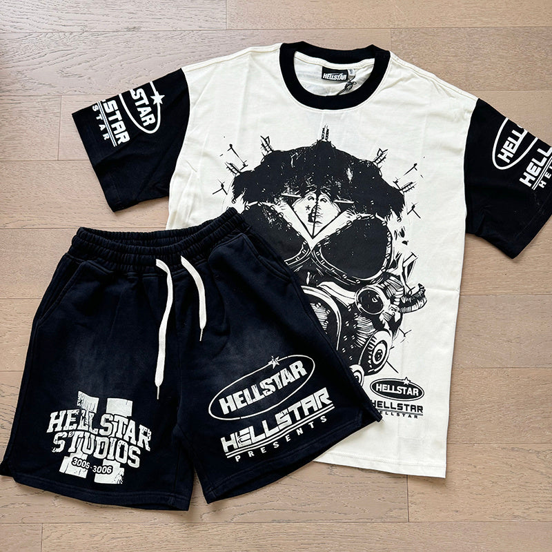 HS T-Shirt And Shorts Two-Piece Set