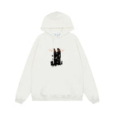 OFF WHITE Hoodie Trendy Street Style Personalized Cotton