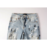 Purple Brand Jeans Pure Cotton High Street Trend #9100
