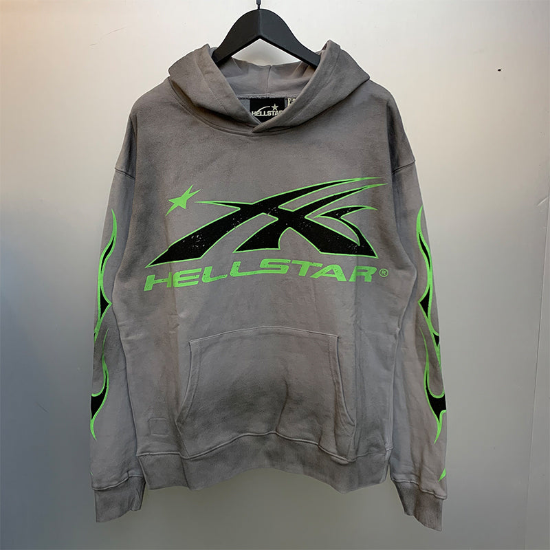 HS Hoodie Retro Printed Loose Autumn and winter