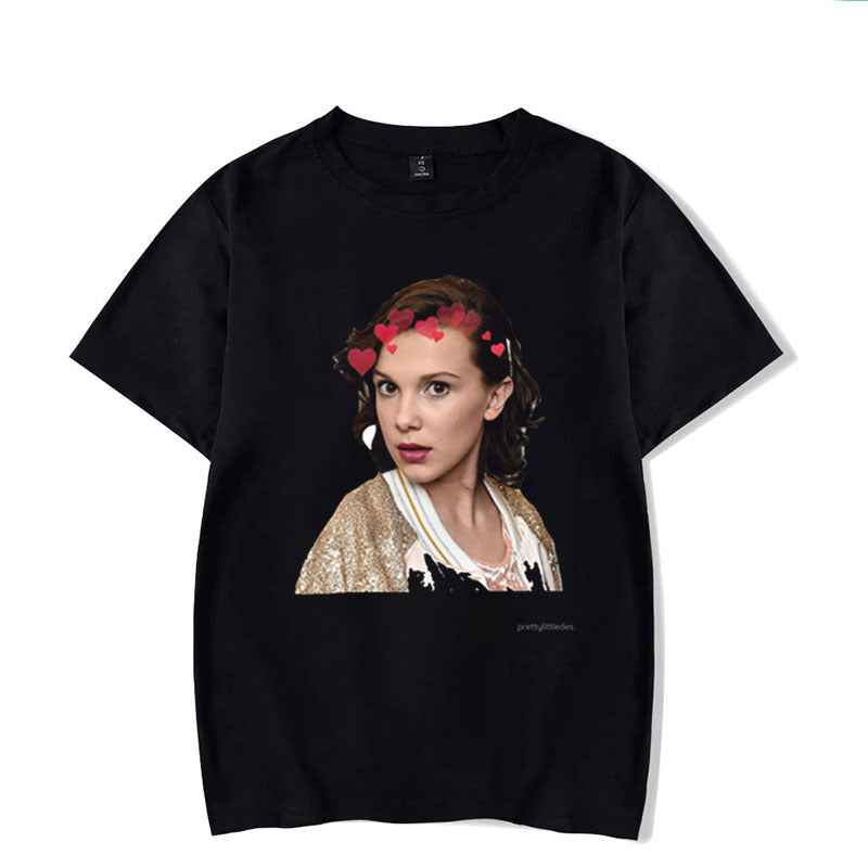 Stranger Things T Shirt Stranger-Anime 3D Printed Stranger Things Crew Neck T-shirt