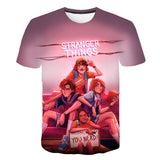 Stranger Things T Shirt 3D Printed Crew Neck T-shirt