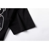 We11 Done T Shirts Cartoon Bear Print Summer Casual Men and Women