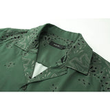 Amiri Shirt And Shorts 2 Piece Set Fashion Print Couple High Street