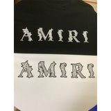 Amiri T Shirts Fashion Print Couple High Street