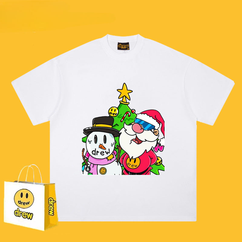 Drew T Shirts Smiley Face Printed High Street