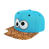 Trendy flat brimmed hat curved brim missing corner sunshade adjustable