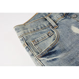 Purple Brand Jeans Pure Cotton High Street Trend #9092