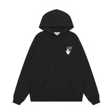 OFF WHITE Hoodie Trendy Street Style Personalized Cotton
