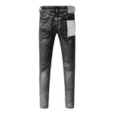 Purple Brand Jeans Pure Cotton High Street Trend #9028