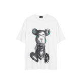 We11 Done T Shirts Violent Bear Pattern Loose Men and Women Same Style