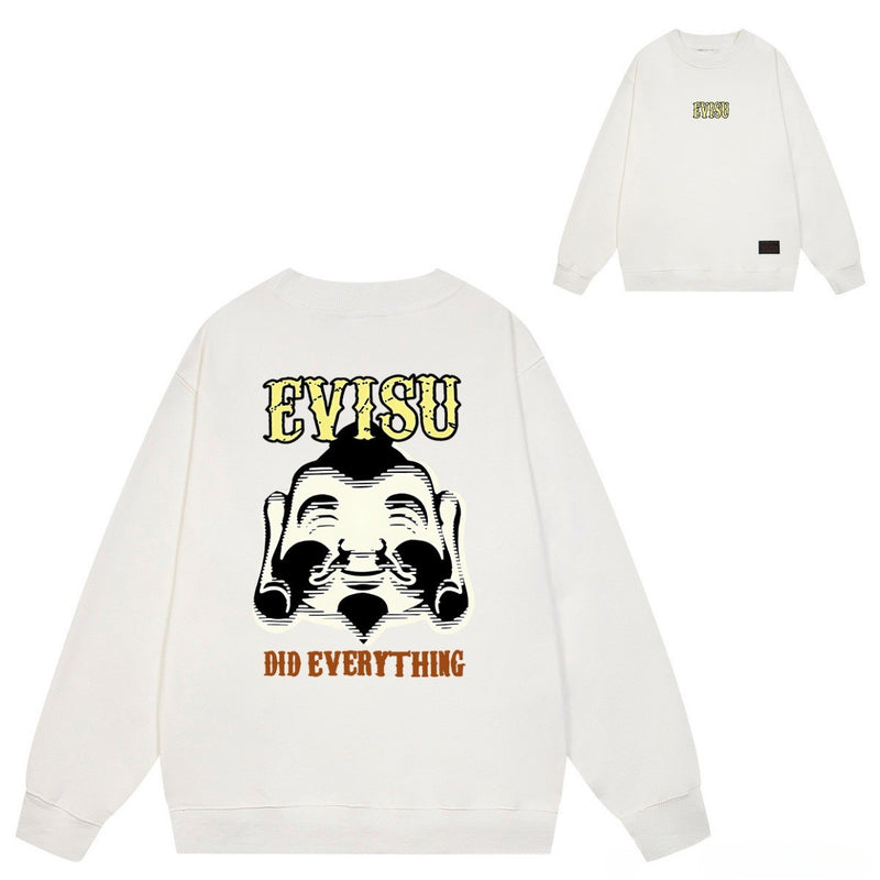 Evisu Sweatshirts Print Sweatshirts Unisex