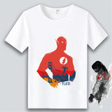 Marvel T Shirt Anime Clothes Captain America Iron Man Short Sleeve T-shirt