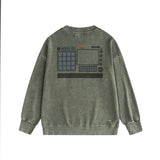 Amiri Distressed Sweatshirt Printed Trendy Pure Cotton