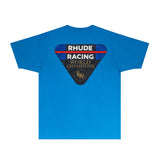 Rhude T Shirts Printed Trendy Pure Cotton