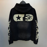 HS Hoodie Retro Printed Loose Autumn and winter