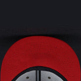Trendy flat brimmed hat biggie large letter embroider breathable