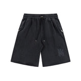 Amiri shorts drawstring slacks alphabet shorts