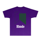 Rhude T Shirts Printed Trendy Pure Cotton