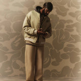 Bathing Ape jacket winter embroidery star baseball air force cotton jacket