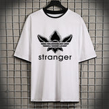 Stranger Things T Shirt Stranger Things Stranger Things Short Sleeve T-shirt Men's and Women's Loose Casual Large Size Couple Cotton Summer