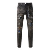 Purple Brand Jeans Pure Cotton High Street Trend #9080