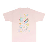 Casablanca T Shirts Fashion Print Street