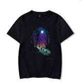 Stranger Things T Shirt Upside-down-Logo Spring/Summer Stranger Things round Neck T