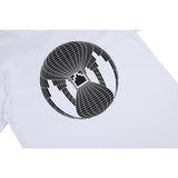 C.e t shirts creative geometric pattern round neck pullover short sleeve for men and women