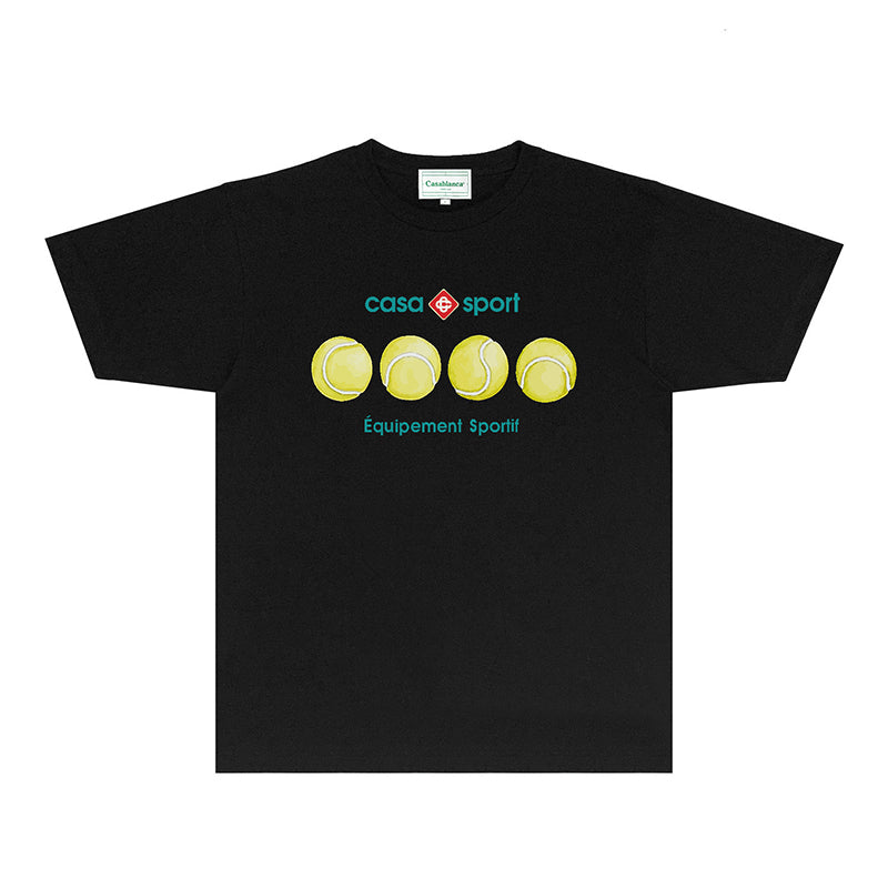 Casablanca T Shirts Fashion Print Street