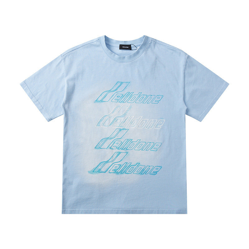 We11 Done T Shirts We11donelogo Letter Printing Simple Casual Men and Women Same Style