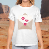 Valentine's Day T-Shirts Couple Love Print Sweet Style