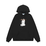OFF WHITE Hoodie Trendy Street Style Personalized Cotton