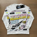 HS Long Sleeve T-Shirt Retro style high street trend