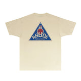 Rhude T Shirts Printed Trendy Pure Cotton