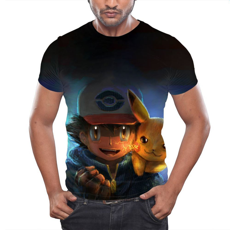 Men And Women Pokemon Pikachu T Shirt