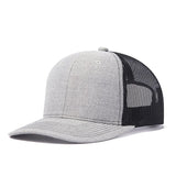 Trendy flat brimmed hat sunshade net hat