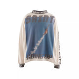 Men Vintage T-Shirts SAINT MICHAEL Vintage High Street Loose Casual T-Shirt